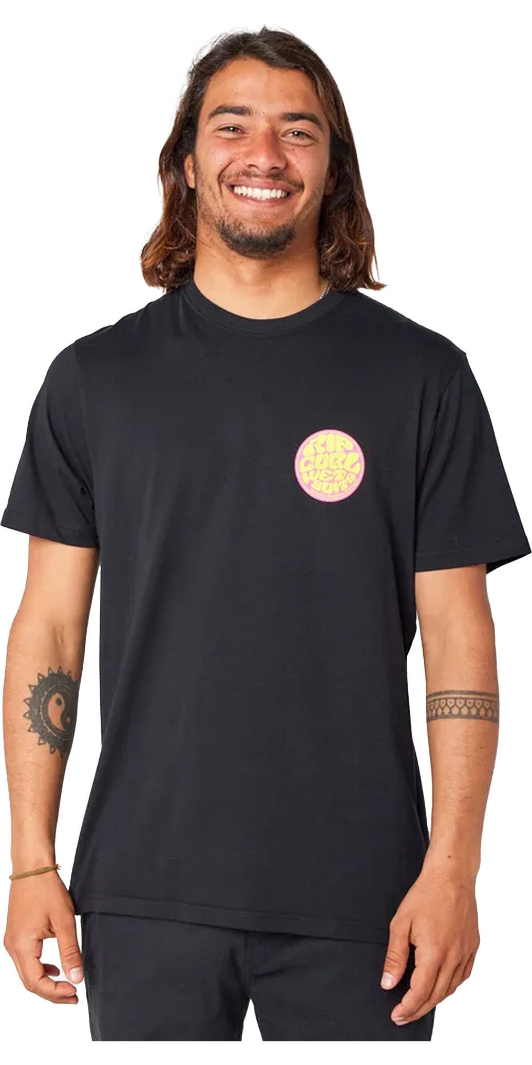 Men’s Short Sleeve T-Shirt Rip Curl Passage Tee White